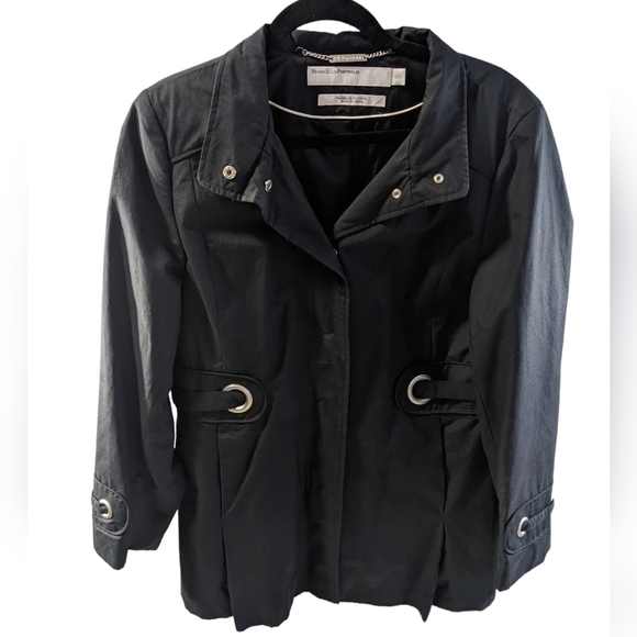 perry Ellis portfolio womens jacket in black size L. In great condition - Picture 3 of 7